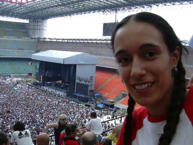 18-Francy davanti al palco